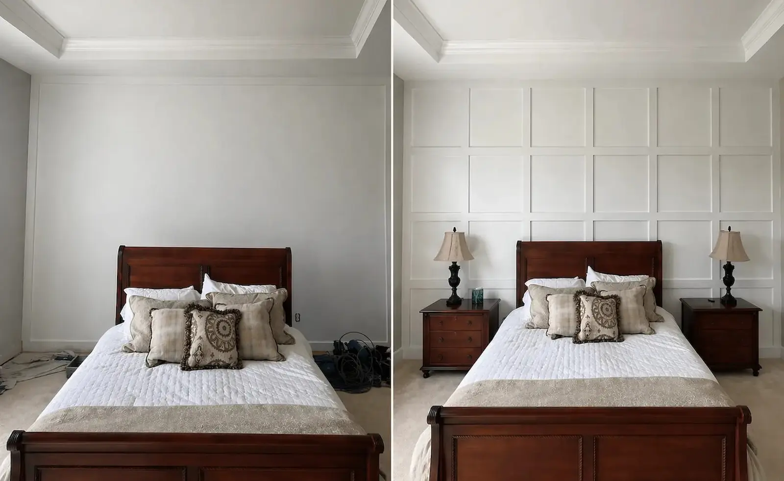 Bedroom before trim carpentry installation, Sarasota, Bradenton and Lakewood Ranch